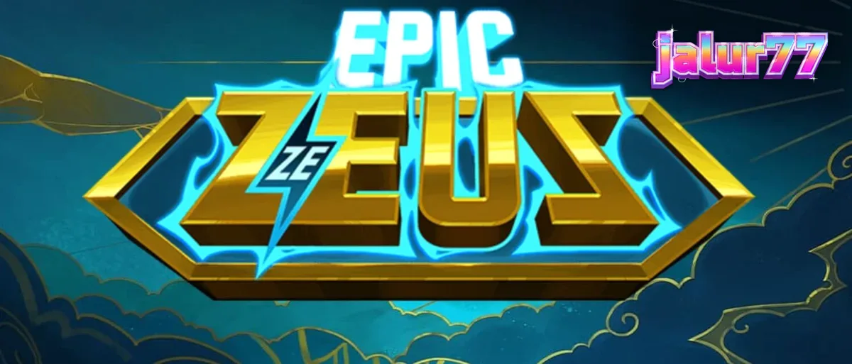 Tampilan antarmuka slot Epic Ze Zeus di perangkat seluler dengan latar belakang kuil Yunani yang megah.
